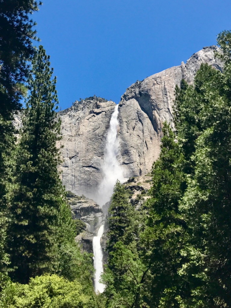 Yosemite Falls from Lower Yosemite Falls Trail